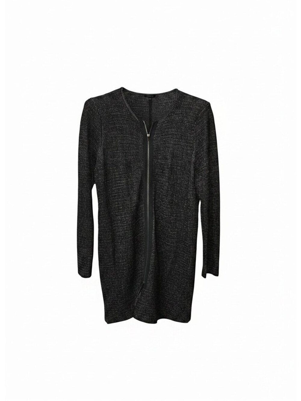 NWT Talbots Tweed Knit Zip-Front Dress / Cardigan - Size XL ($169 MSRP))